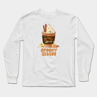Pumpkin Spice Coffe Season Long Sleeve T-Shirt